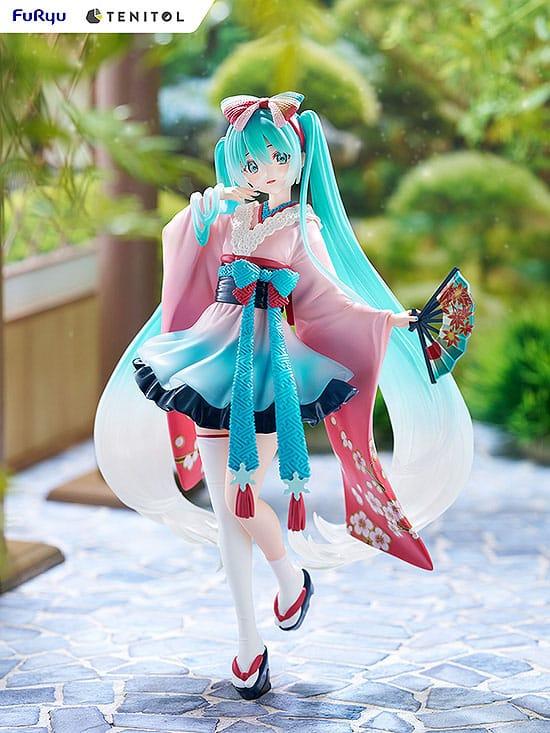 Hatsune Miku Statue Neo Tokyo Series Kimono 22 cm 1