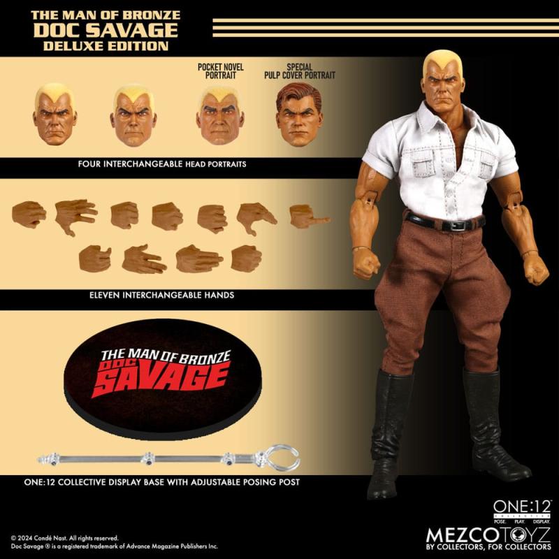 Doc Savage Action Figure 1/12 Doc Savage Deluxe Edition 18 cm 9