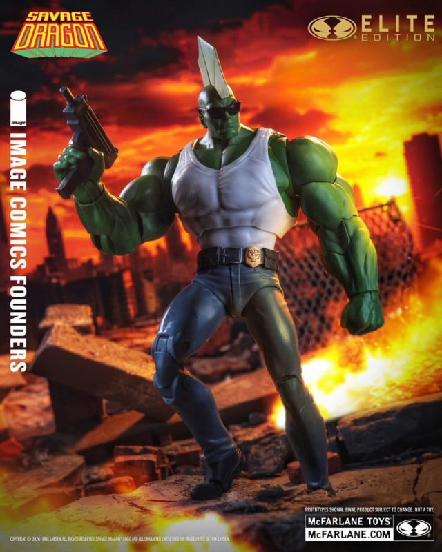 Savage Dragon Image Comics Founders Series McFarlane Elite Edition Action Figure Dragon 20 cm 1
