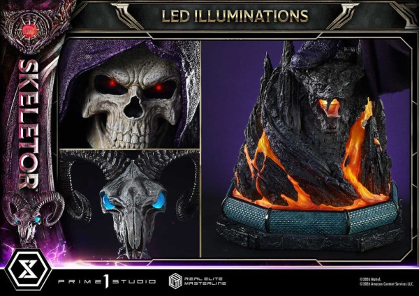 Masters of the Universe (2026 Film) Real Elite Masterline Series Statue 1/3 Skeletor 95 cm 9