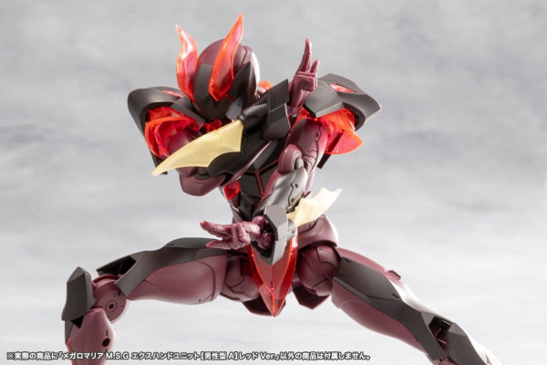Megalomaria Unlimited Universe Model Kit Accessory Set Ex Hand Unit Male Type A Red Ver. 2