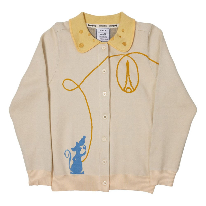 Pixar by Loungefly Cardigan Unisex Ratatouille Collared Size S