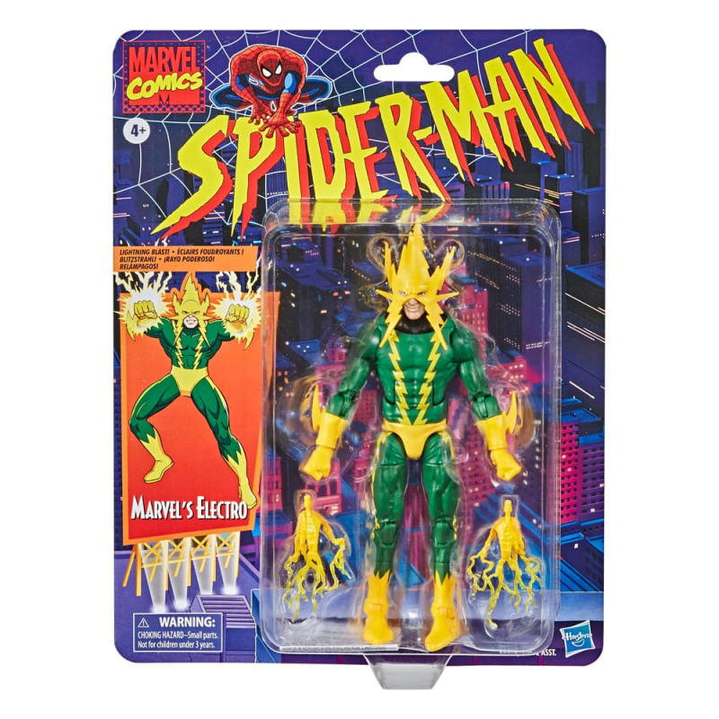 Spider-Man Marvel Legends Retro Action Figure Marvel's Electro 15 cm 2