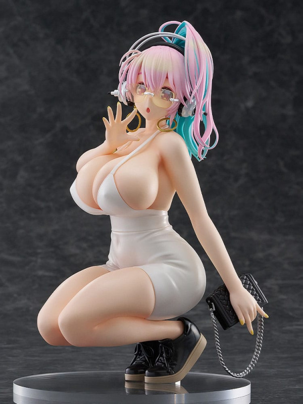 Super Sonico Pop Up Parade PVC Statue Super Sonico: 15th Mini Dress Ver. L Size 20 cm 6