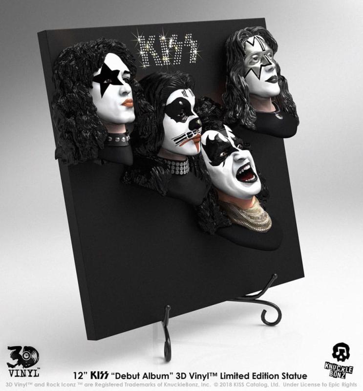 Kiss 3D Vinyl Statue Debut Album 30 cm 1