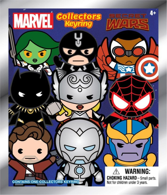 Marvel Secret Wars 3D PVC Bag Clips Series 1 Blind Bag Display (24) 2