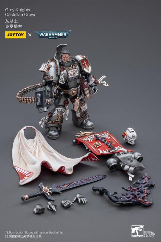 Warhammer 40k Action Figure 1/18 Grey Knights Castellan Crowe 12 cm 2