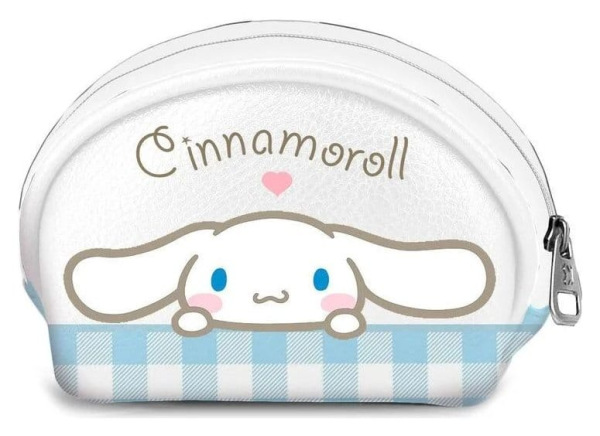 Sanrio Casual Oval Coin Purse Cinnamoroll Vichy Multicolour