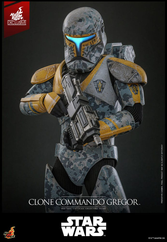 Star Wars: The Clone Wars Action Figure 1/6 Clone Commando Gregor Hot Toys Exclusive 30 cm 12