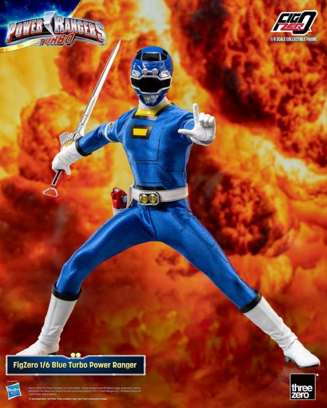 Power Rangers Turbo FigZero Action Figure 1/6 Blue Turbo Power Ranger 30 cm