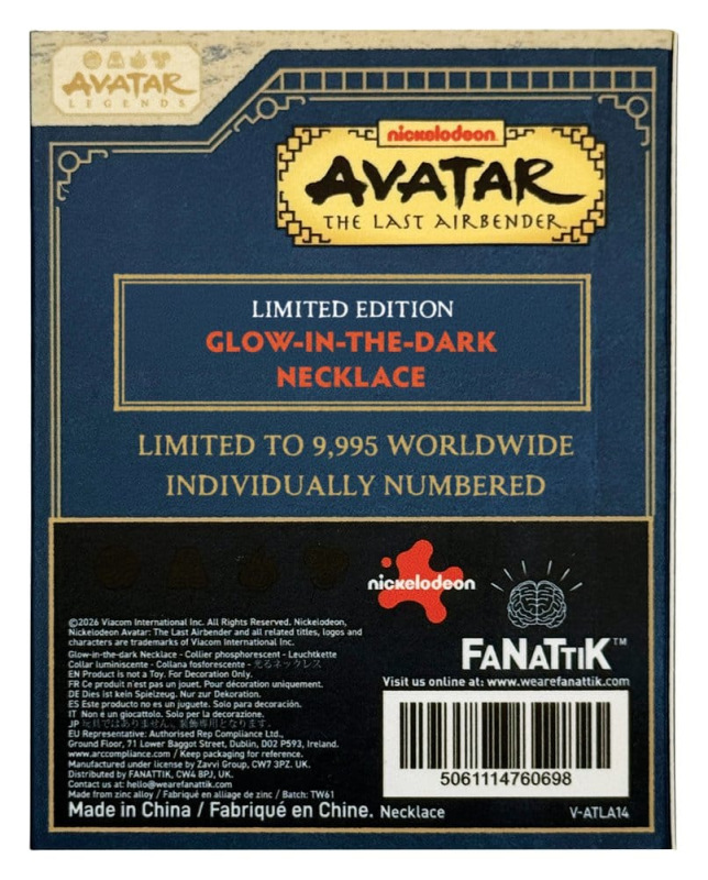Avatar: The Last Airbender Limited Edition Glow-in-the-Dark Elements Necklace 6