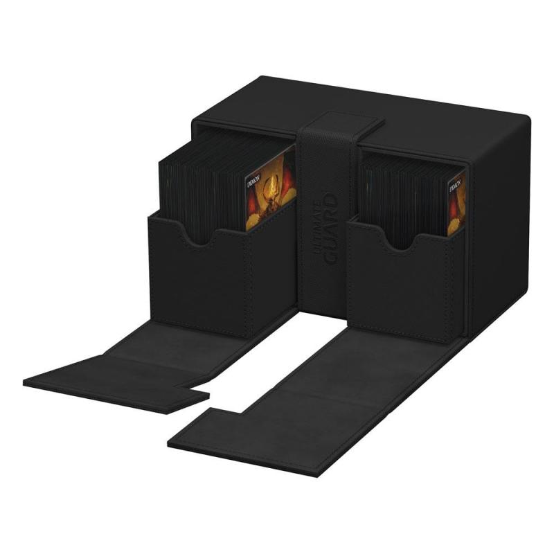 Ultimate Guard Twin Flip`n`Tray 160+ XenoSkin Monocolor Black