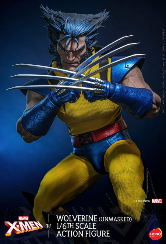 Marvel X-Men Action Figure 1/6 Wolverine (Unmasked) 28 cm 4