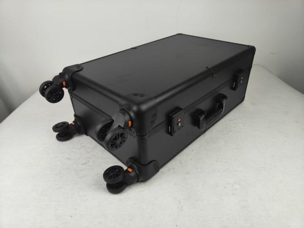 Evoretro Trading Card Luggage Wheeled Case 5-Rows Round Aluminum 56.0 x 35.4 cm 2