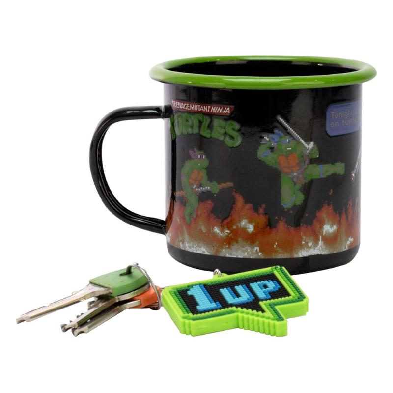 Teenage Mutant Ninja Turtles Enamel Mug and Keychain Set 2