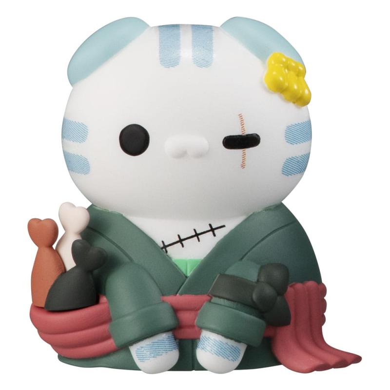 One Piece Mega Cat Project Trading Figure 3 cm NyanPieceNyan! I'm gonna be king of Paw-rates Vol. 1