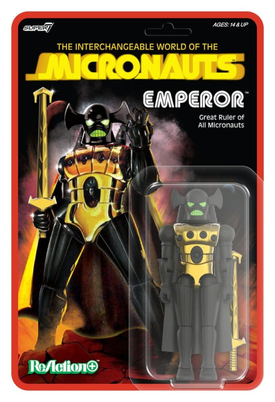 Micronauts ReAction+ Action Figure Wave 03 Emperor 10 cm 1