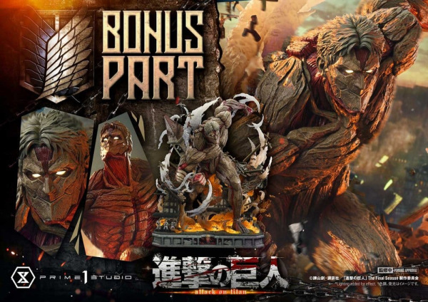 Attack on Titan (TV animation) Ultimate Diorama Masterline Statue Reiner Braun Armored Titan Bonus V 2