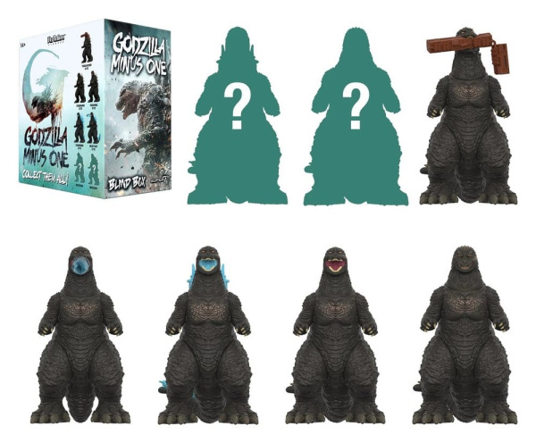 Godzilla Toho (Minus One) Action Figure Blind Box Wave 8 Display (12) 1