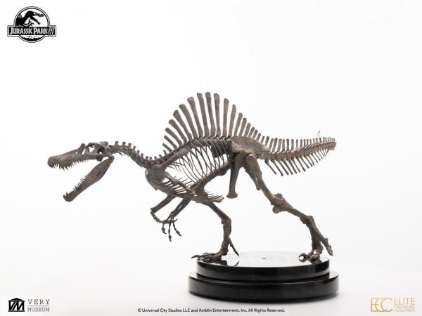 Jurassic Park III ECC Elite Creature Line Statue 1/24 Spinosaurus Skeleton Bronze 27 cm 4