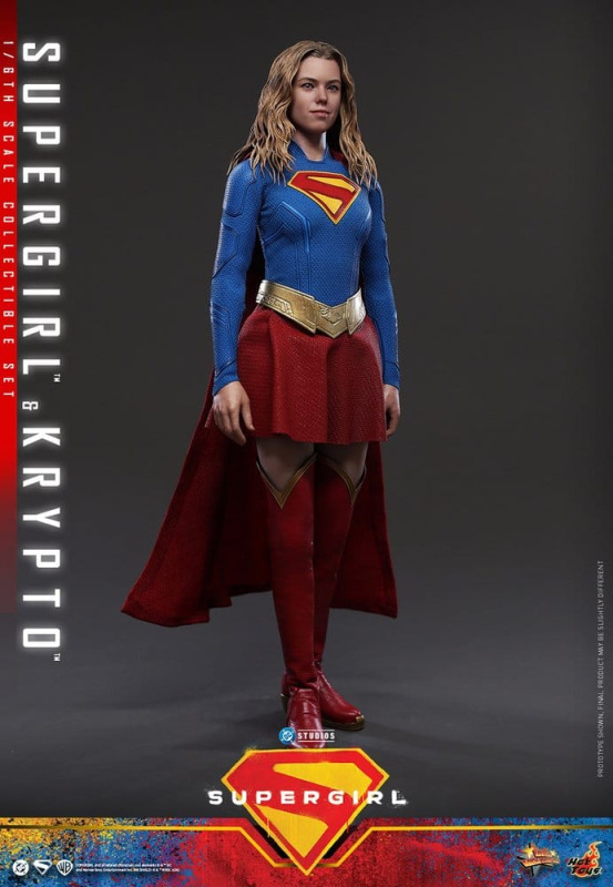 DC Comics Movie Masterpiece Action Figure Set Supergirl & Krypto 28 cm 9