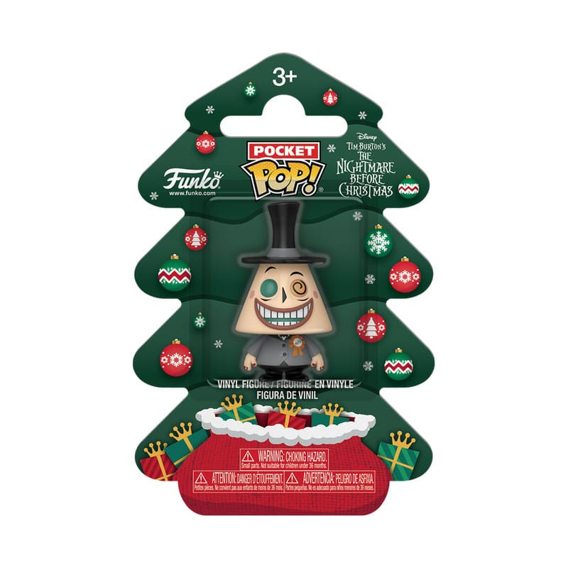 Nightmare before Christmas Holiday 2025 Pocket POP! Vinyl Keychains Mayor Tree Holiday Box 4 cm 1