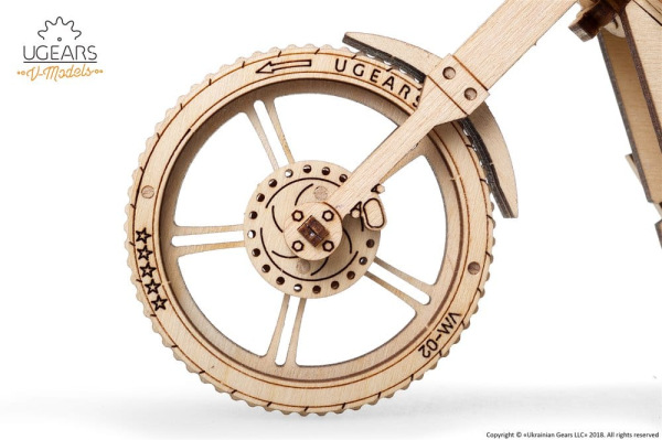 Ugears 3D Wooden Puzzle Bike VM-02 3