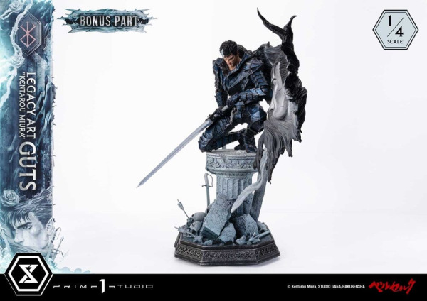 Berserk Legacy Art "Kentarou Miura" Statue 1/4 Guts Bonus Version 74 cm 14