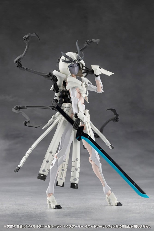 Megalomaria Unlimited Universe Plastic Model Kit Accessory Set Metamorphose Unit Exarmor White Sorce 12