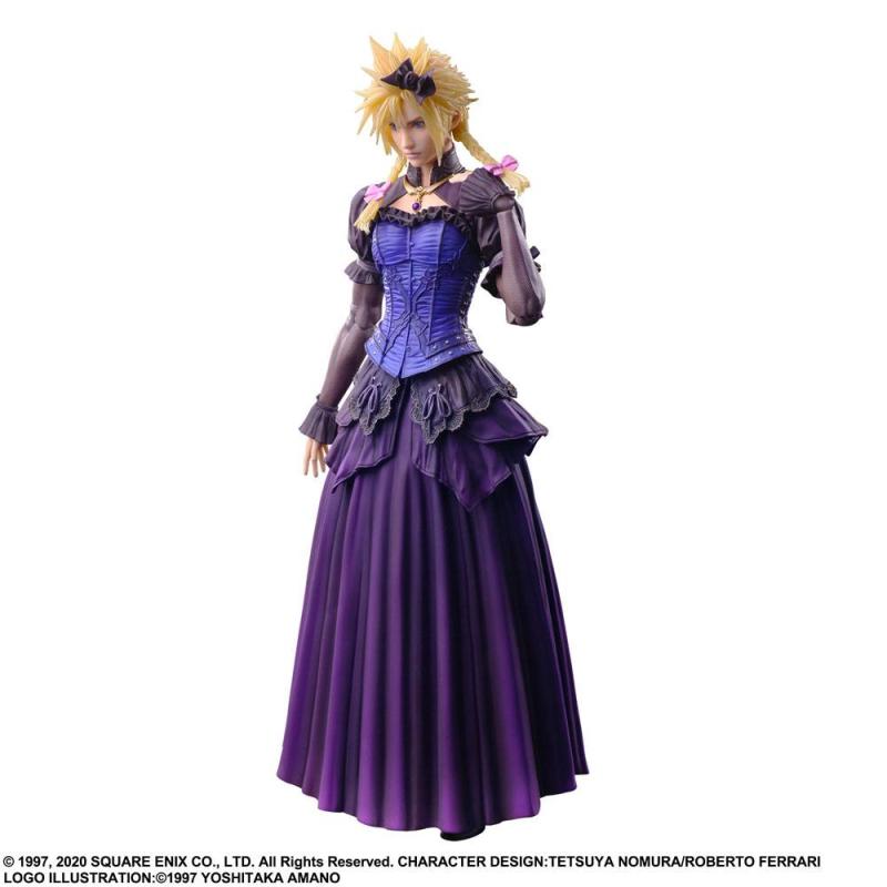 Final Fantasy VII Remake Play Arts Kai Action Figure Cloud Strife Dress Ver. 28 cm 2