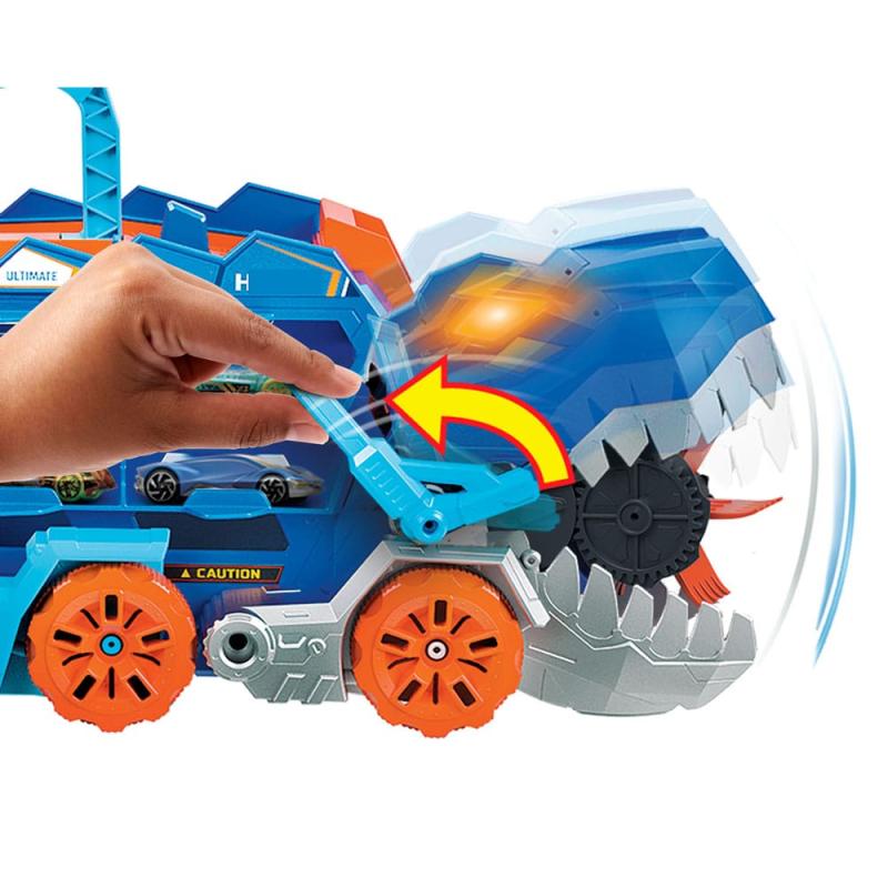 Hot Wheels City Ultimate T-Rex Transporter 7