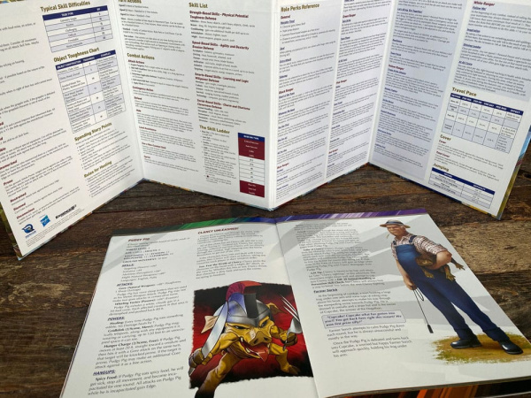 Power Rangers RPG book A Glutton for Punishment Adventure & GM Screen *Englische Version* 1