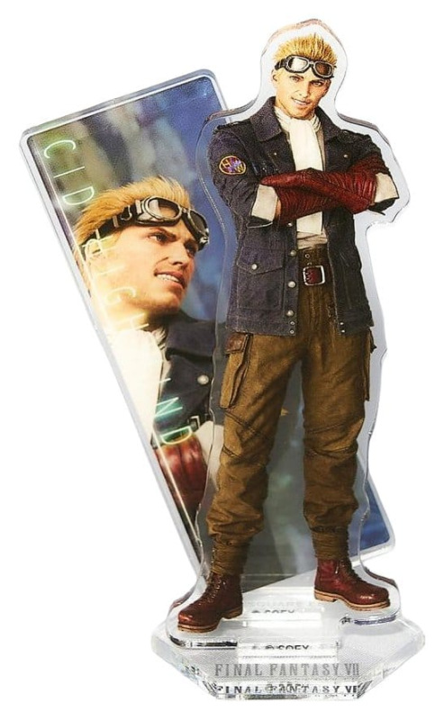 Final Fantasy VII Rebirth Acrylic Stand Cid Highwind 14 cm