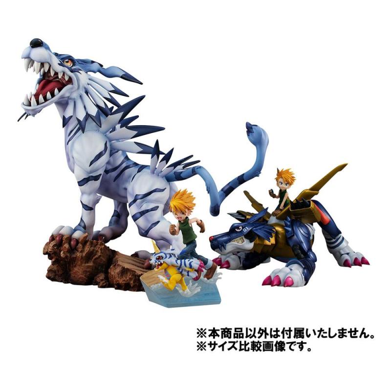 Digimon Adventure Precious G.E.M. Series PVC Statue Garurumon Battle Ver. 28 cm