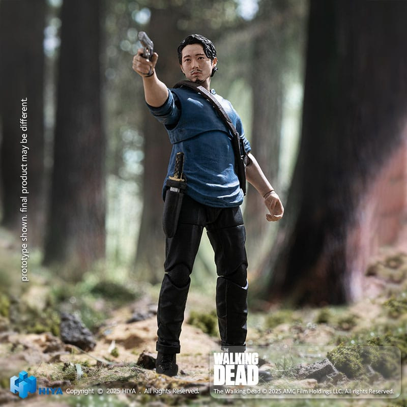 The Walking Dead Exquisite Mini Series Actionfigur 1/18 Glenn 11 cm 3