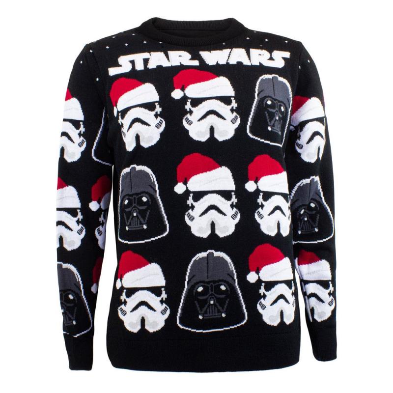 Star Wars Sweatshirt Christmas Jumper Darth Vader / Stormtrooper Size XL