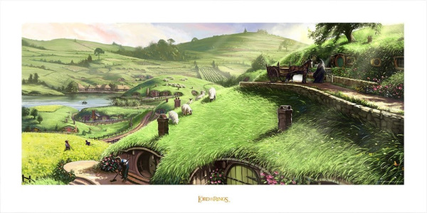 Lord of the Rings Art Print Disturber of the Peace 59 x 30 cm