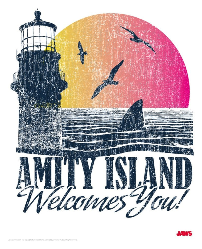 Jaws Art Print Ver. A Limited Edition 28 x 41 cm