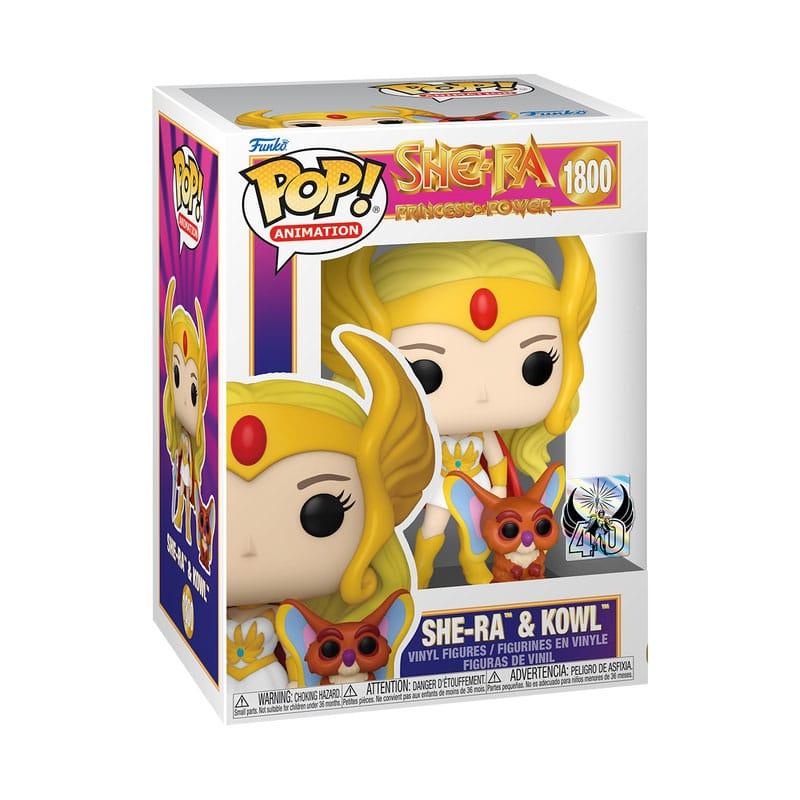 Masters of The Universe POP! & Buddy Vinyl Figure She-Ra w/Kowl 9 cm 1