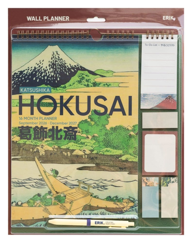 Hokusai Wall Planner 2026/27 30 x 34 cm 3