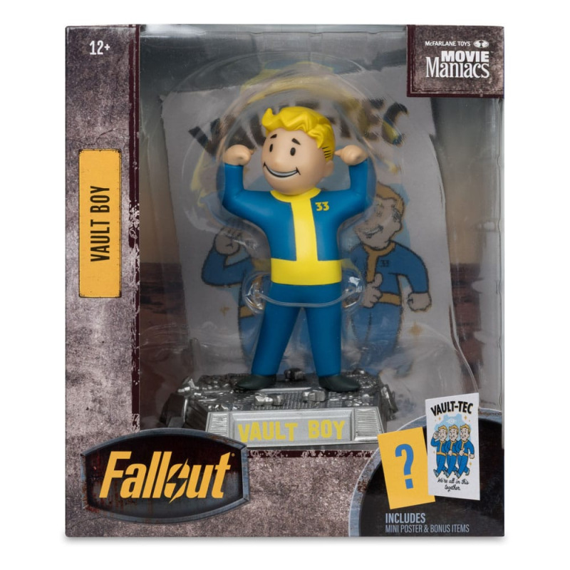 Fallout Movie Maniacs Action Figure Vault Boy Version 1 14 cm 7