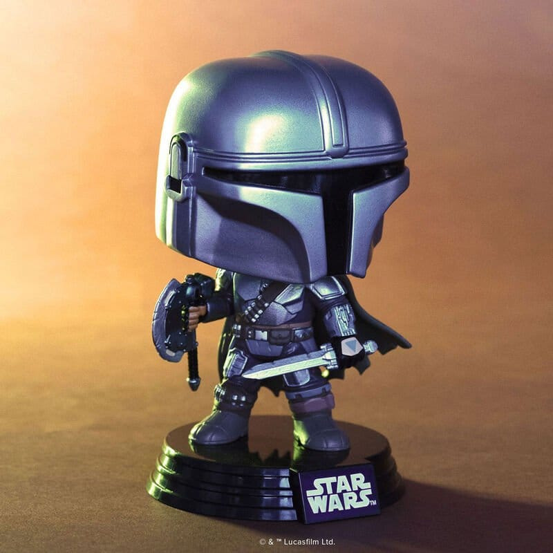 Star Wars: The Mandalorian and Grogu POP! Vinyl Figure The Mandalorian (Dual Wield) 9 cm 1