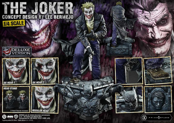 DC Comics Ultimate Premium Masterline Series Statue 1/4 The Joker (Concept Design by Lee Bermejo) De 7