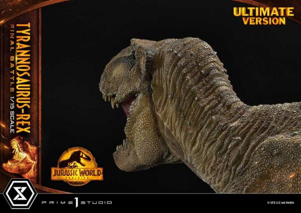 Jurassic World: Dominion Legacy Museum Collection Statue 1/15 Tyrannosaurus-Rex Final Battle Ultimat