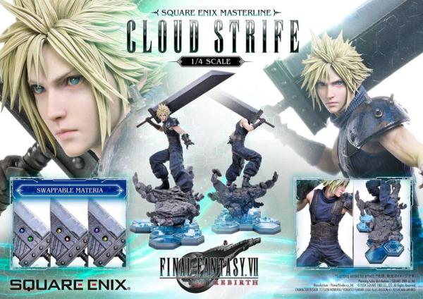 Final Fantasy VII Rebirth Statue 1/4 Cloud Strife 68 cm 10