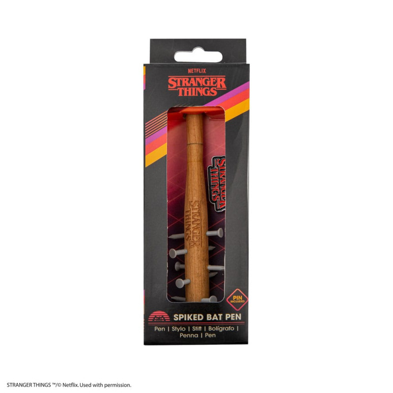 Stranger Things Spiked Bat Pen & Stranger Things Pin 3