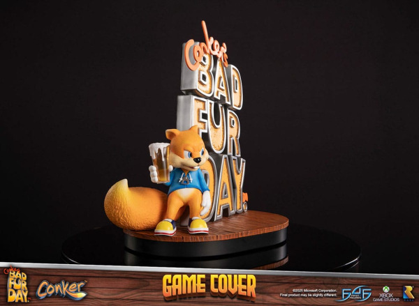 Conker´s Bad Fur Day Statue Game Cover Exclusive Edition 45 cm 7
