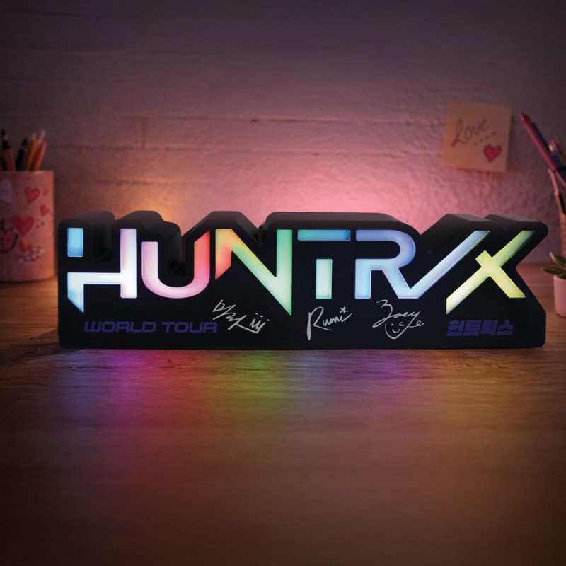 KPop Demon Hunters Lamp Huntr/x Logo 3