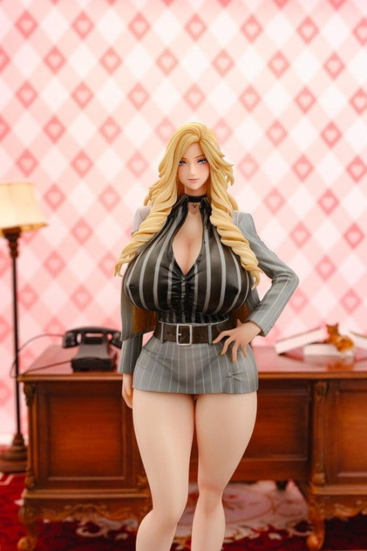 Gal Ane Shachou to Harem Office PVC Figure 1/7 Nishigori Ai (Grey Suit Ver.) Wholesome Ver. 26 cm 1
