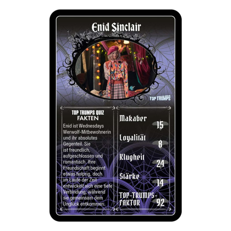 Wednesday Card Game Top Trumps *German Version* 2